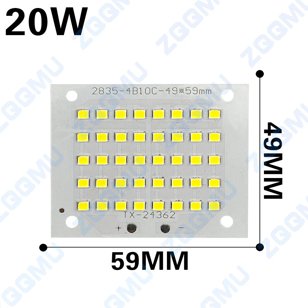 plaque led gris métallique moderne diodes smd2835 10w 20w 30w 50w
