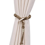 rideaux accessoires tressés corde anneaux franges bohèmes rustiques femmes adultes
