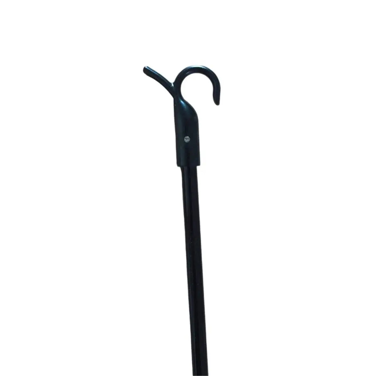 tige pêche noire plastique simple crochet poignée 13 24 inches