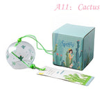 cloche vent japonaise transparente poissons floral ruban maison spa cuisine traditionnelle