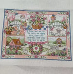 broderie portrait fleurs animaux paysages colorées traditionnelle réaliste