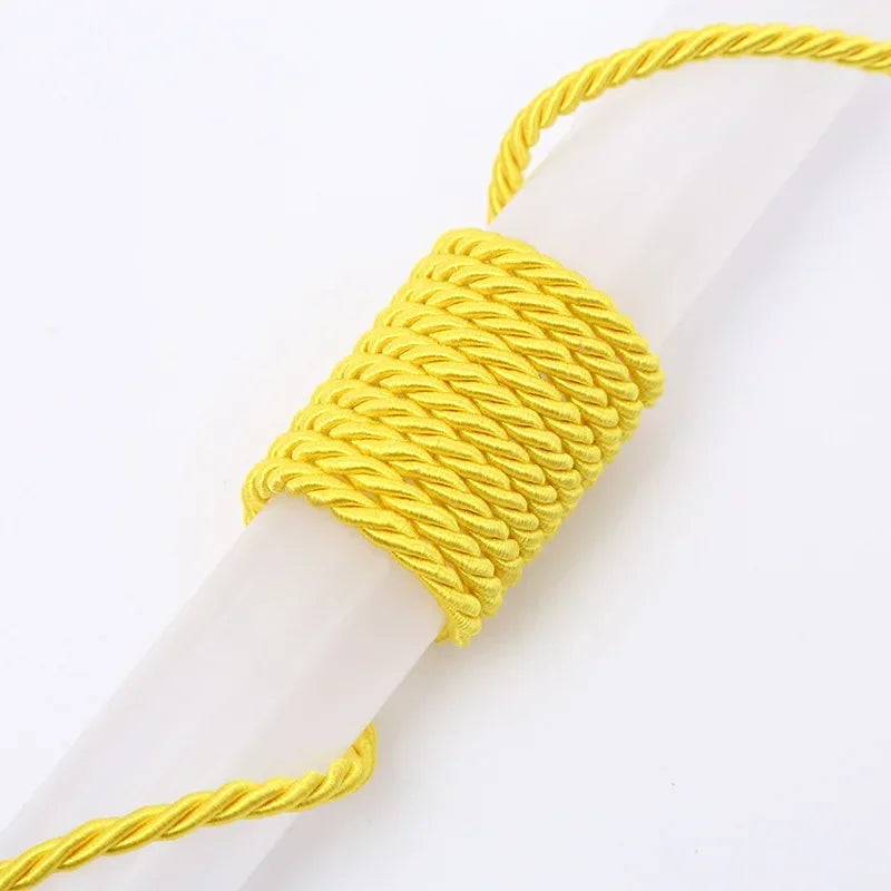 corde torsadée polyester 5mm décoration artisanale textile maison bricolage moderne