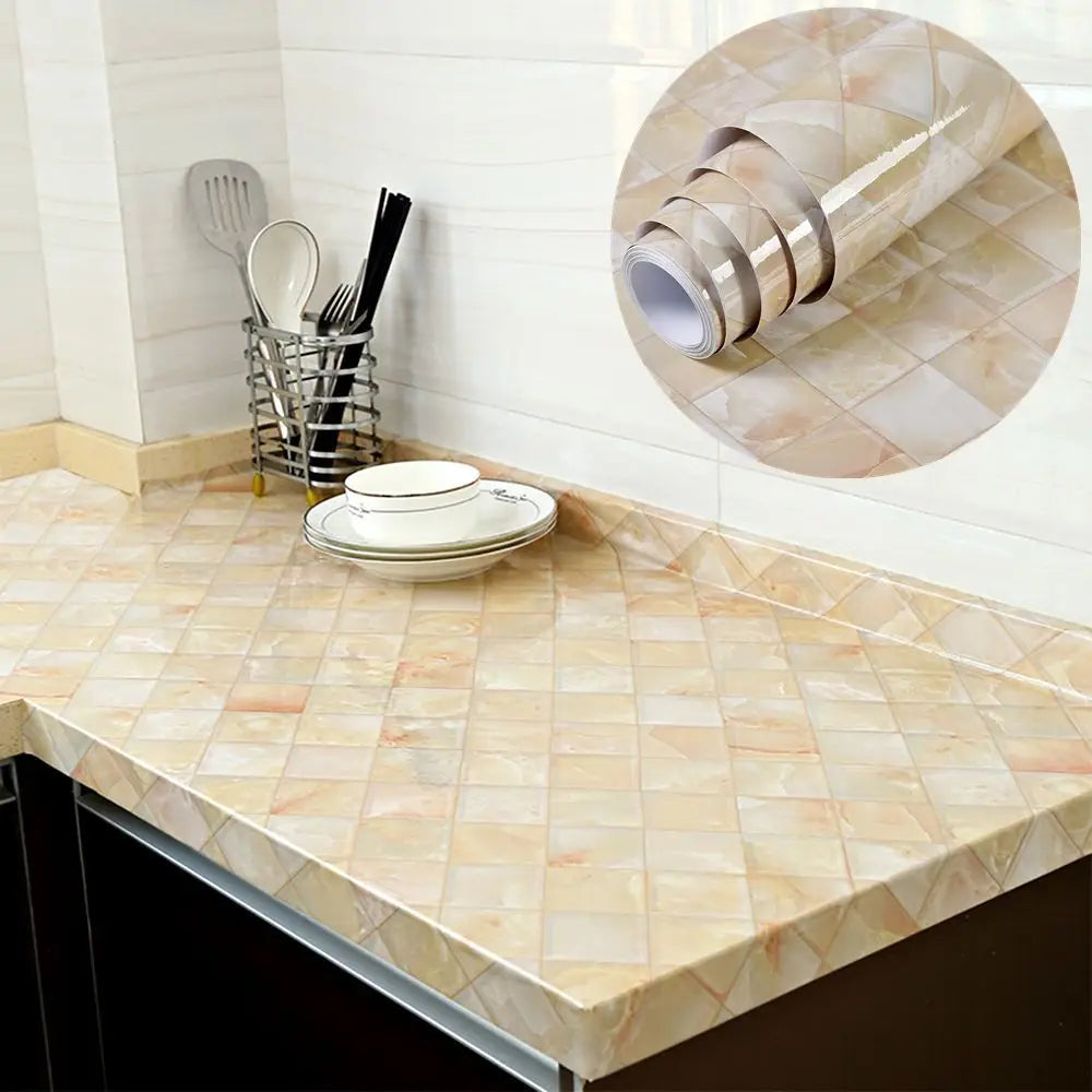 Détail du papier vinyle imperméable avec texture réaliste