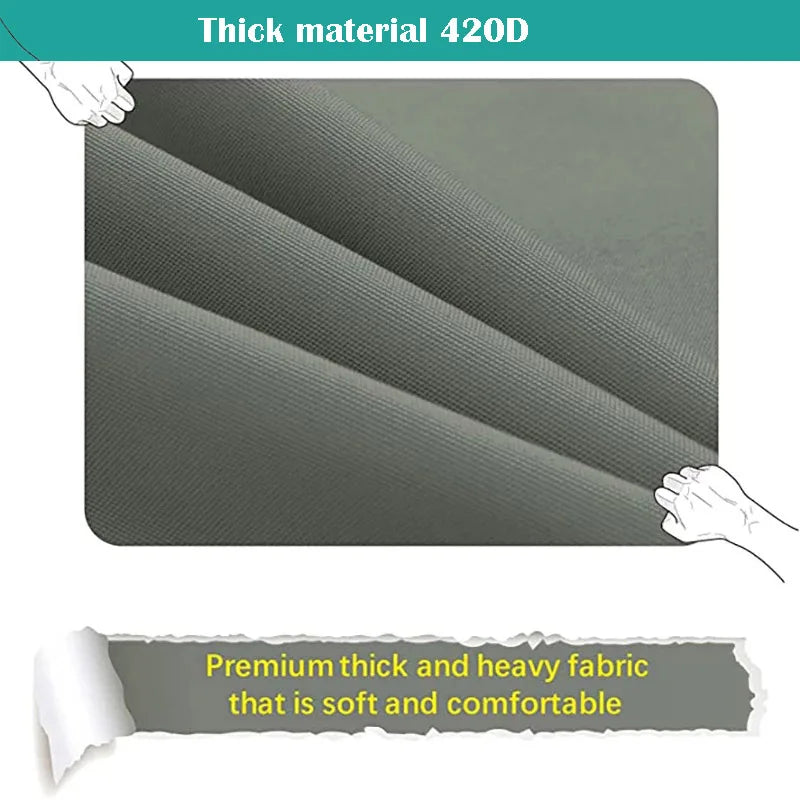 Housse de coussin résistante aux UV en polyester et coton