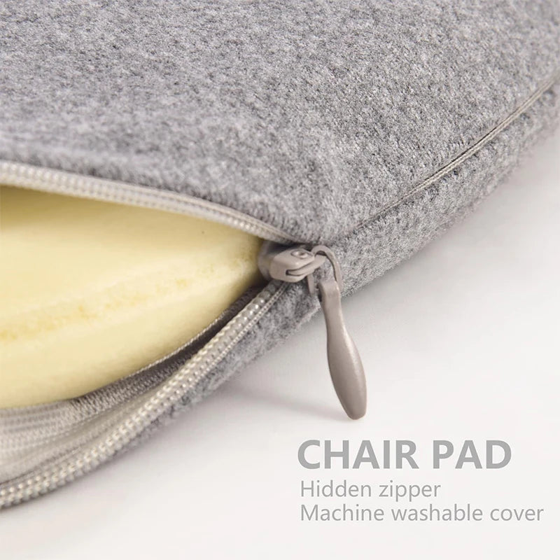 coussin chaise mémoire forme mousse anti décubitus polyester coton gris beige moderne