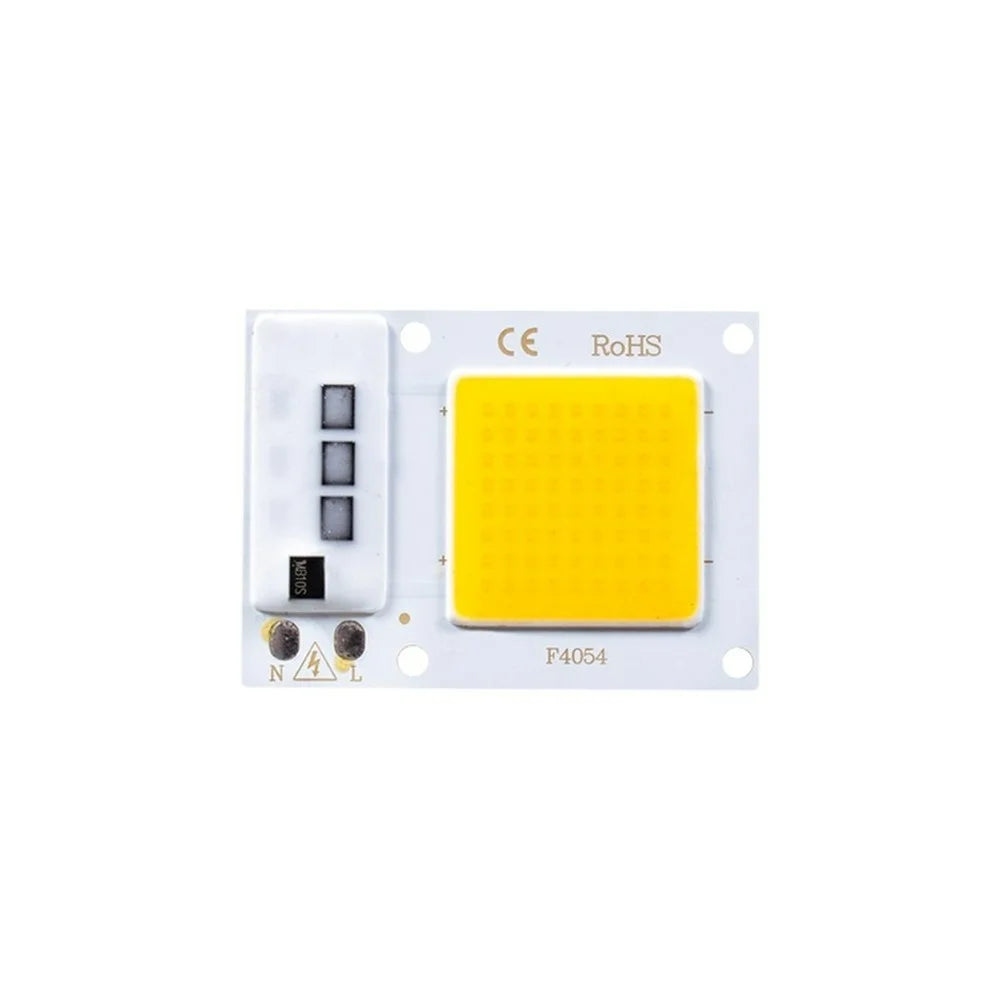 projecteur puce led cob 10w 20w 30w blanc chaud mat moderne connecteur câble ws2812