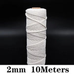 corde macramé coton blanc naturelle décoration murale artisanale bricolage rustique textile