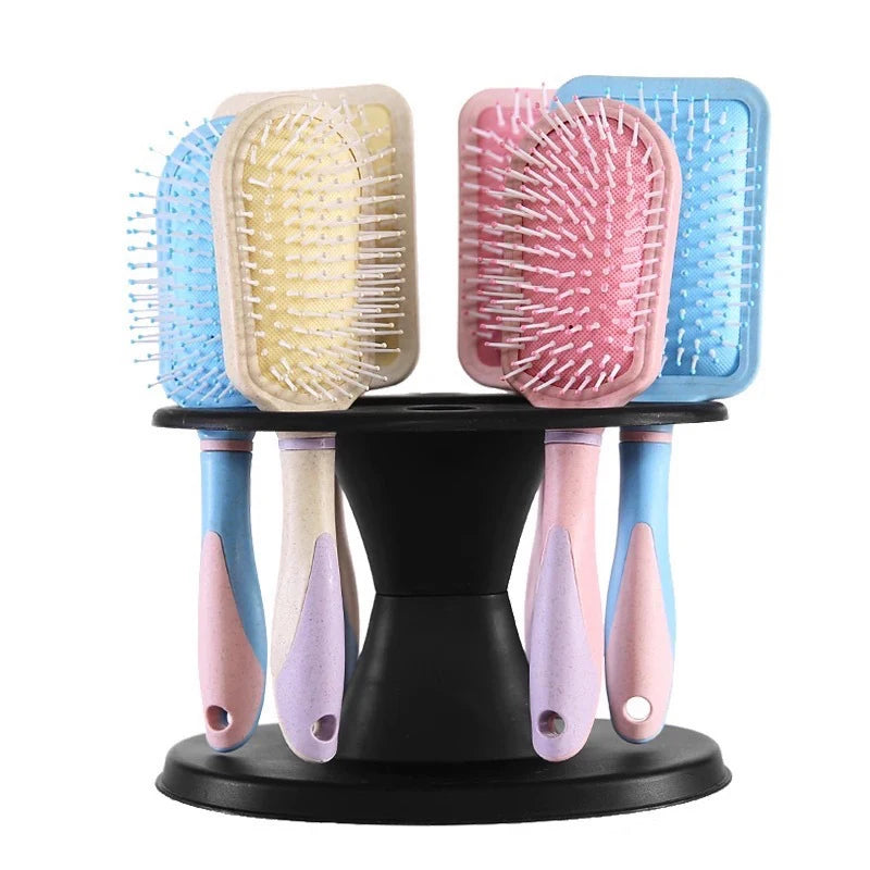 porte outils coiffeur présentoir brosses ciseaux peigne salon noir rose bleu professionnel utilitaire