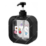 distributeur savon liquide pompe plastique rose transparent personnage animé mignon bouteille shampoing mains cadeau