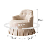 fauteuil classique rayures horizontales couleur beige bleu clair moderne salon chambre