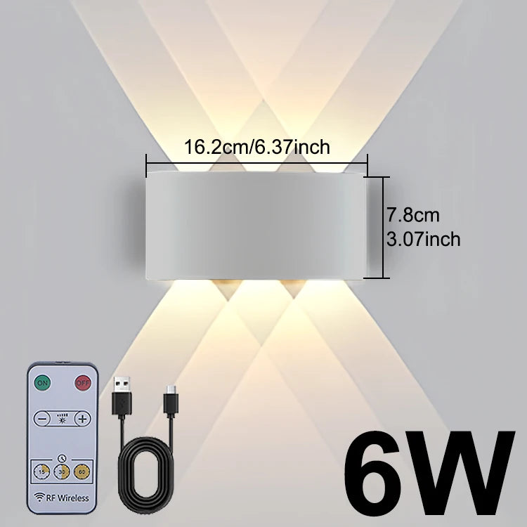 lampe murale led moderne noire interrupteur tactile charge usb chambre cuisine