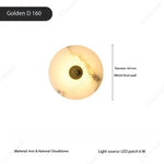lampe murale moderne blanc marbre éclairage quotidien salle manger chambre coucher 3000k