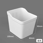 panneau perforé blanc étagère murale moderne accessoires rangement clips couteau clavier figurines