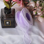 rubans décoratifs organza bleu clair rose violet vert blanc rubans pliés nœuds mariage fiançailles