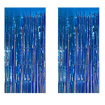 rideau paillettes bleu clair festif décoration anniversaire mariage événement opacité 3.28ft 6.58ft 2paquets