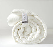 couette coton pure blanc minimaliste gaufrage léger toutes saisons