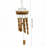cloche vent bambou traditionnelle relaxation jardin relaxation patio détente relaxationextérieur ambiance maison brune claire