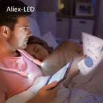 lampe frontale led col flexible lecture coureur camping extérieur vert bleu rose