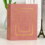 album photo rouge jaune gris bleu motif doré texture cuir classique pages blanches/photos