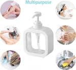 distributeur savon liquide rose personnages animés transparent moderne 300ml rechargeable