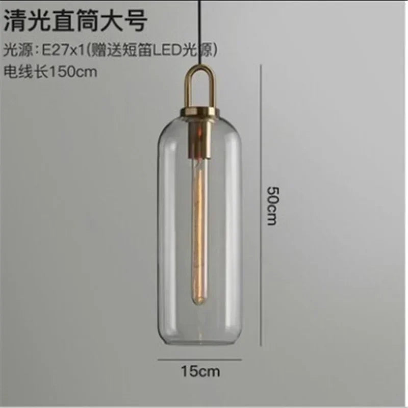 suspension lumineuse moderne gris fumé doré verre mat métal poli ampoule filament visible chambre