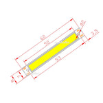 plaque led cob blanc moderne haute luminosité 60mm 50mm 35mm