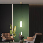 Suspension lumineuse moderne minimaliste blanc doré noir sphères translucides tiges métalliques