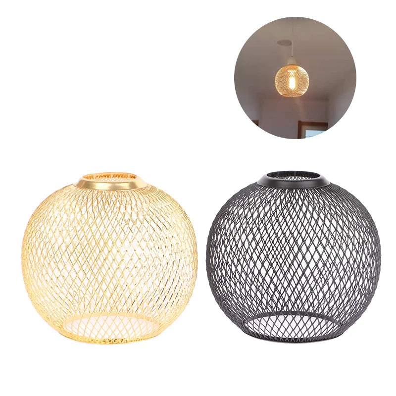 suspension moderne or noir blanche maille géométrique contemporain chambre salon