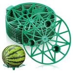 plateau plastique jardinage support fruits agricole antirouille stable vert pastèque melon courge