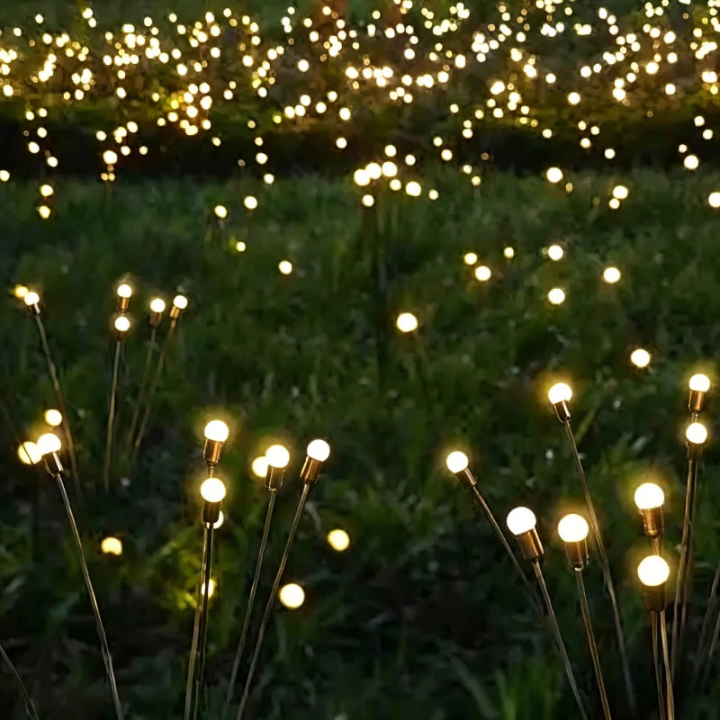 guirlande lumineuse solaire 10 led rgb ip65 moderne décoration extérieure patio jardin
