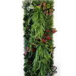 panneau végétal artificiel décoratif fleurs feuilles mur jardin extérieur maison moderne