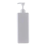 flacons savon liquide pompe contemporains blanc orange bleu gris opaques salle bain
