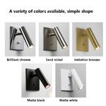 Applique murale LED carrée bronze imitation