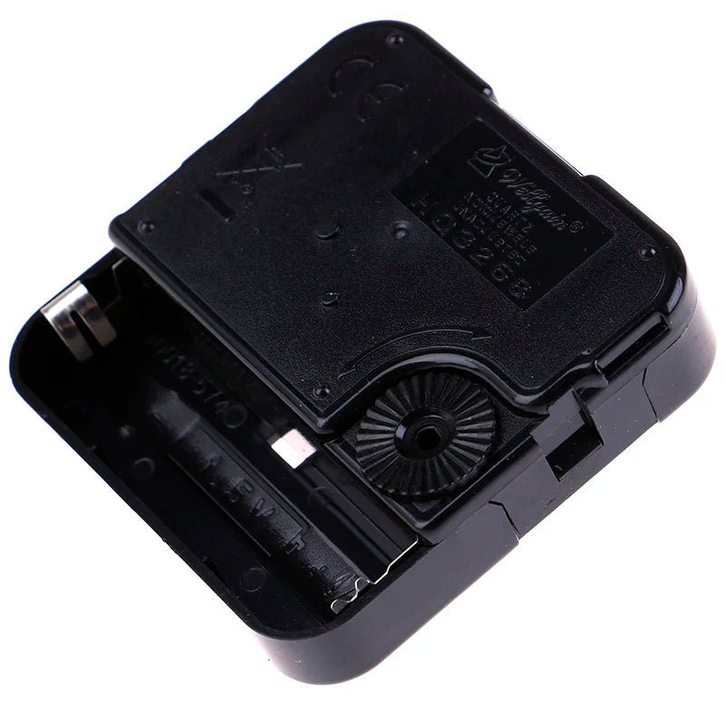 support horloge murale noir mat pratique fixation batterie aa quartz decoration interieur utilitaire