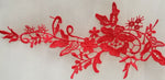 collier broderie florale polyester rouge bleu rose blanc noir floral solvable eau erotique erotique