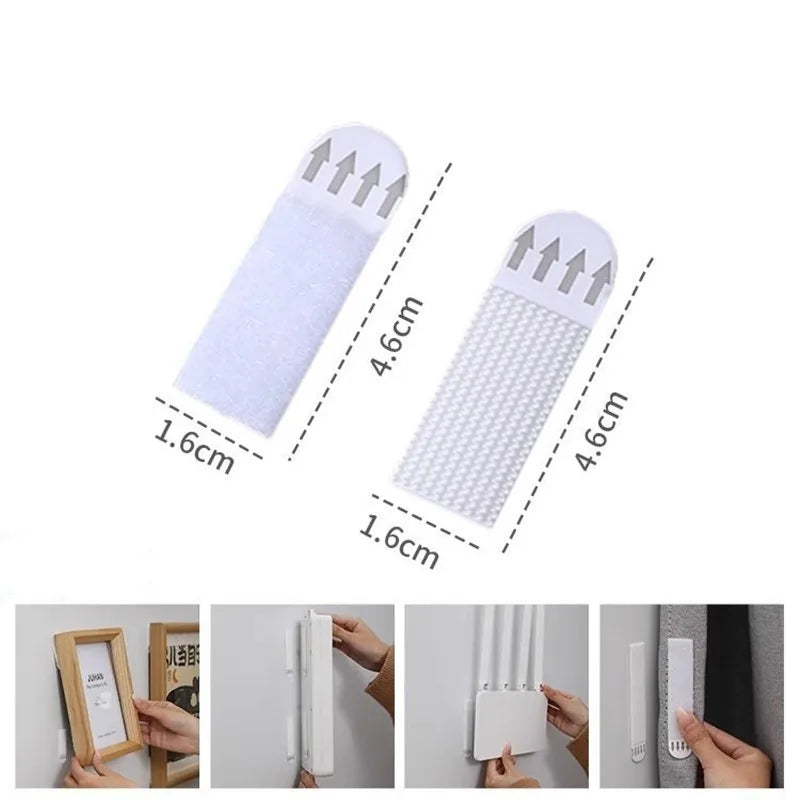 cadres photo adhésifs blanc bois naturel classiques modernes paires fixations