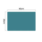 tapis table silicone bleu gris jaune vert uni minimaliste antidérapant isolant thermique