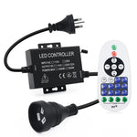 contrôleur led variateur 1500w télécommande prise murale certifications lvd cem fcc ul rohs moderne