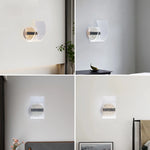 Lampes murales LED transparentes modernes effet paillettes cuisine salle manger
