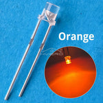 ampoule led transparente plat couleurs bleu vert rouge blanc chaud Jaune white orange pink