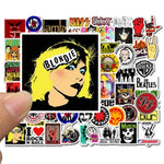 sticker rock punk musicien adhésif étanche divers artistes groupe brillant multicolore
