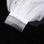 voile mariée deux couches tulle fin blanc bord coupé clips classique erotique echangisme erotique