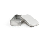 boîtes métalliques rangement bijoux gris classique portable multifonctionnel opaques emballage présentation