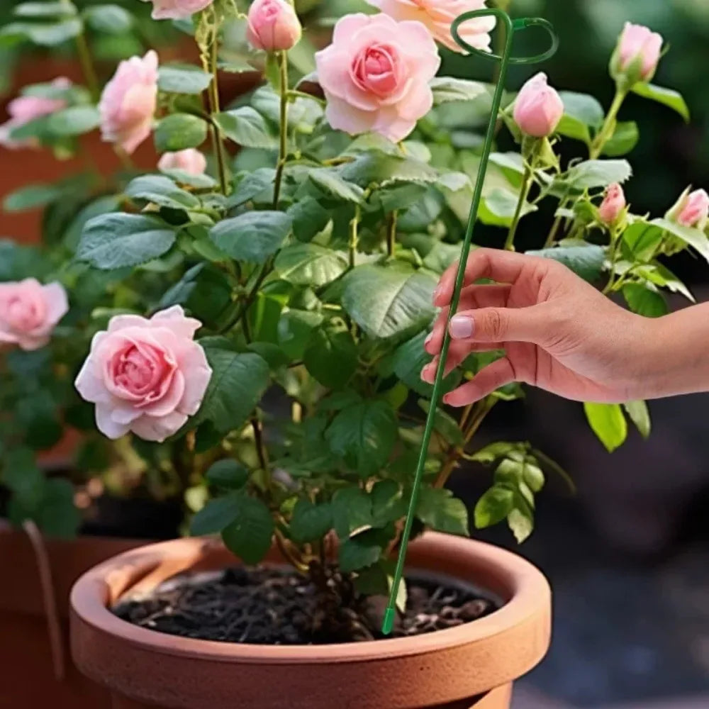 supports fleurs vert foncé métal minimaliste 35cm 45cm 55cm 10pcs