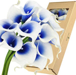 bouquet fleurs artificielles calla lily turquoise vert decoration intérieur moderne minimaliste
