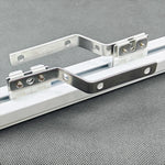 pulleys rail blancs industriels vis clips fixation rideau motorisé accessoire décoration intérieure moderne