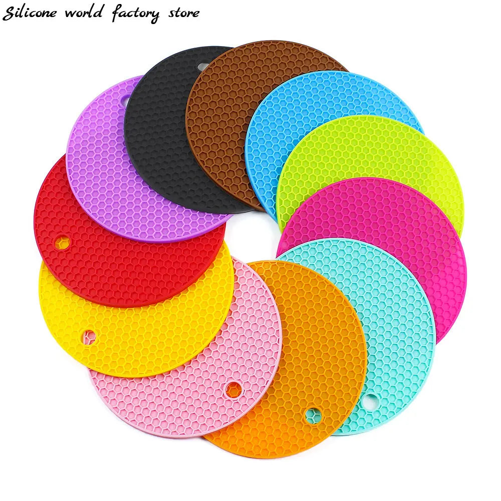 coussin protection silicone moderne orange vert bleu rose nid d'abeille antidérapant poignées
