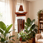 cloche vent bambou traditionnelle relaxation jardin relaxation patio détente relaxationextérieur ambiance maison brune claire