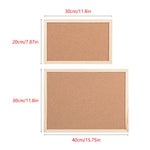 tableau liège bois décoratif suspension mur rouge rose vert marron simple rustique