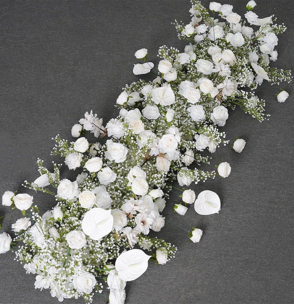 décoration florale romantique arc floral composition pot allée fleurie événement mariage anniversaire
